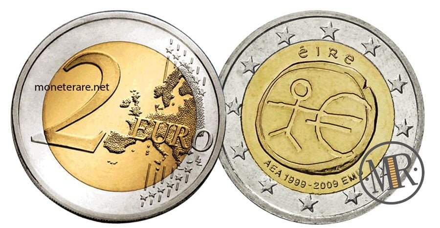Ireland 2 Euro Coins 2009 - éıʀe AEA 1999-2009 EMU
