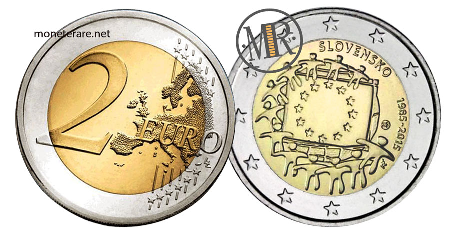 Slovakia 2 Euro Coins 2015 - Slovensko 1985-2015