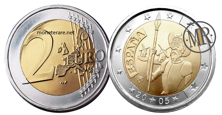 Value of  2 Euro Spain 2005 - Don Quixote