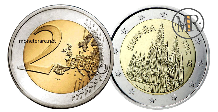 Value of  2 Euro Spain 2012 - Burgos Cathedral