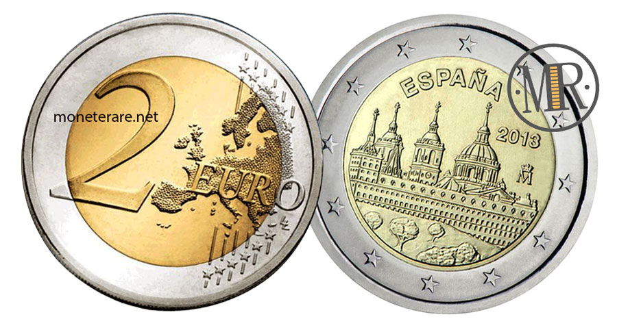 Value of  2 Euro Spain 2013 - Monastery of San Lorenzo del Escorial