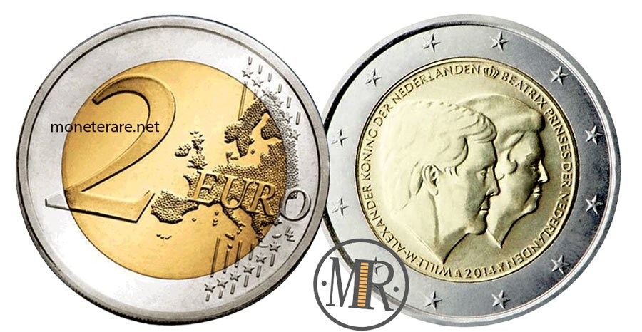 Netherlands 2 Euro Coins 2014 - Double portrait Beatrice and Willem