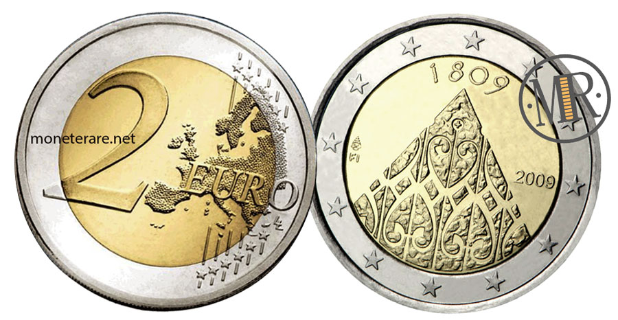 2 Euro Commemoratives Coins Finland 2009 - Autonomy of Finland