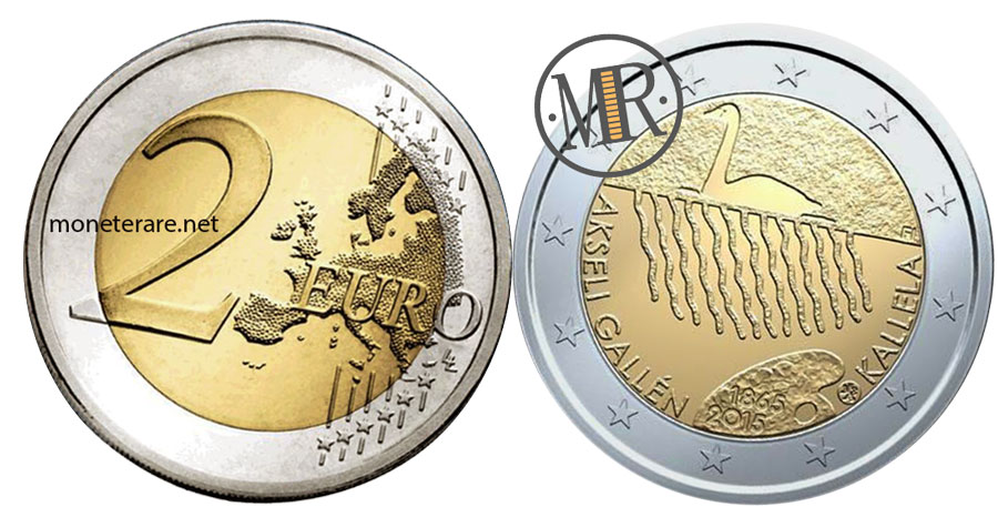 2 Euro Commemorative Coins Finland 2015 - Akseli Gallen Kallela