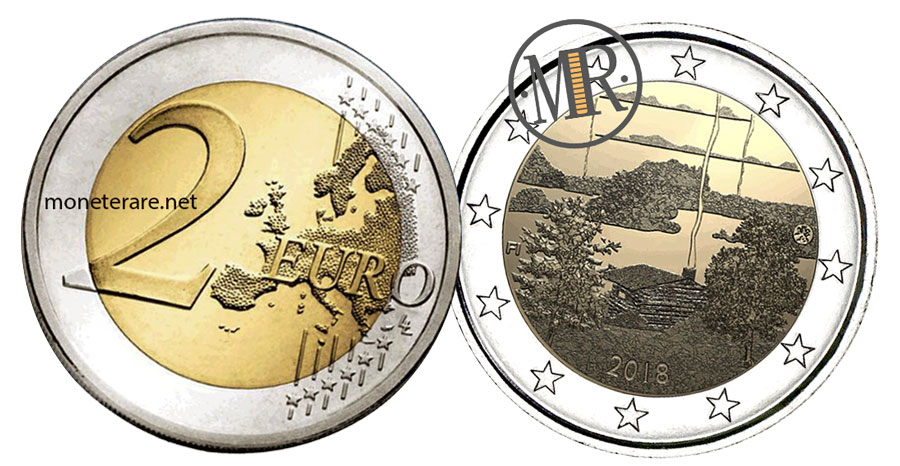 2 Euro Commemorative Coins Finland 2018 - Sauna Culture - Finnish 2 euro coins