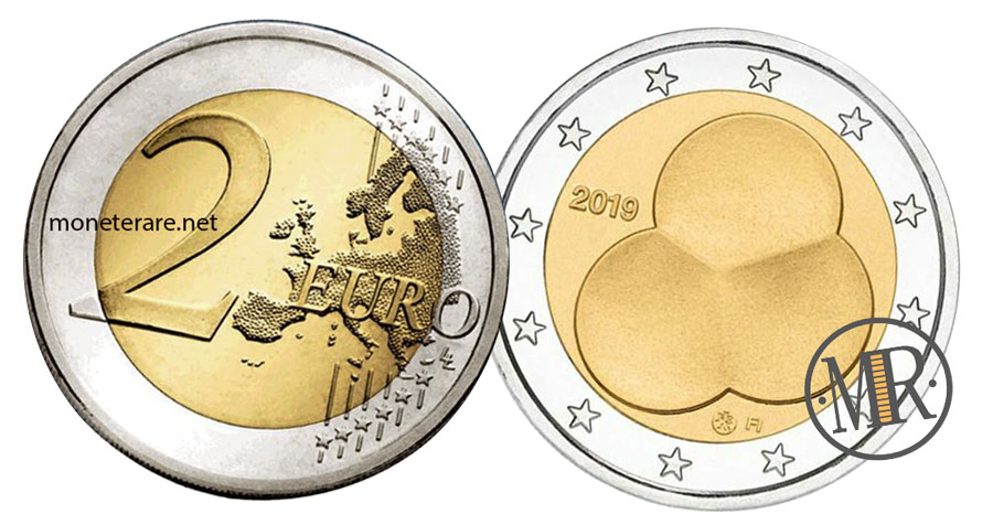 2 Euro Commemorative Coins Finland 2019 - Constitution Finnish 2 euro coins