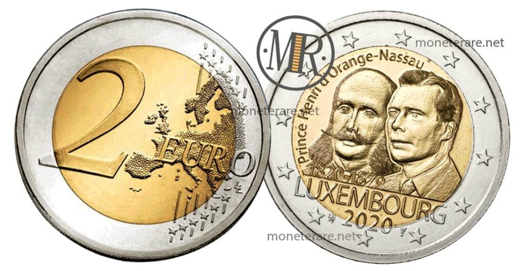 2 Euro Luxembourg 2020 - Prince Henry