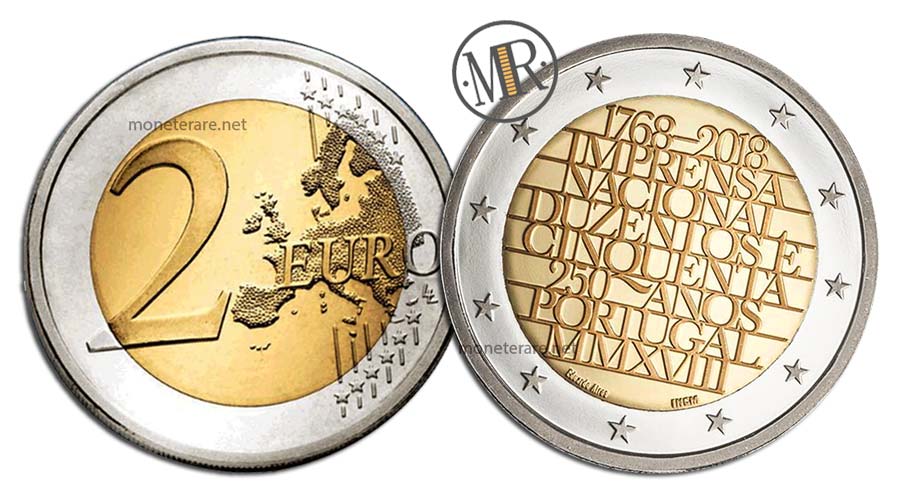 2 Euro Commemorative Portugal 2018 - Portuguese Mint 1768-2018