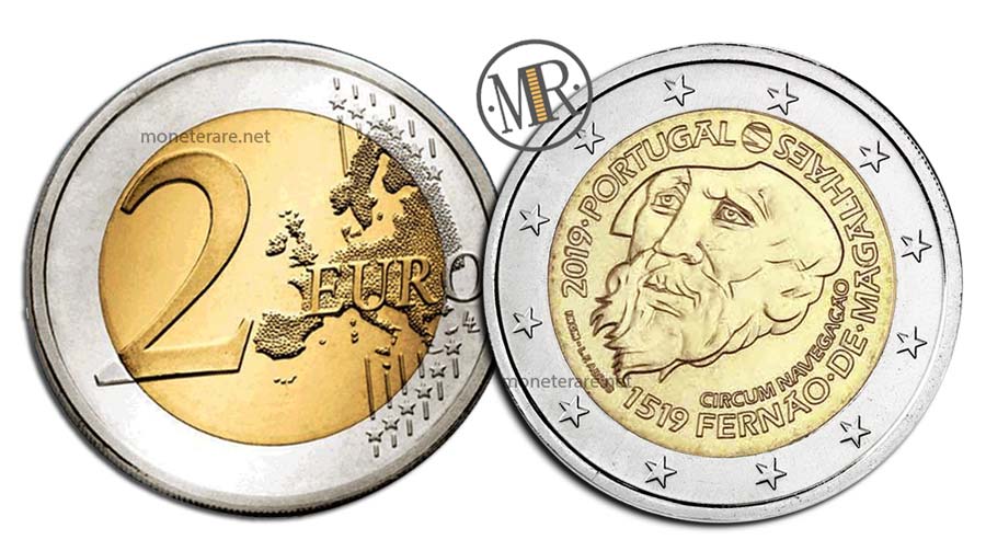 2 Euro Commemorative Portugal 2019 - 1519 Fernao de Magellan