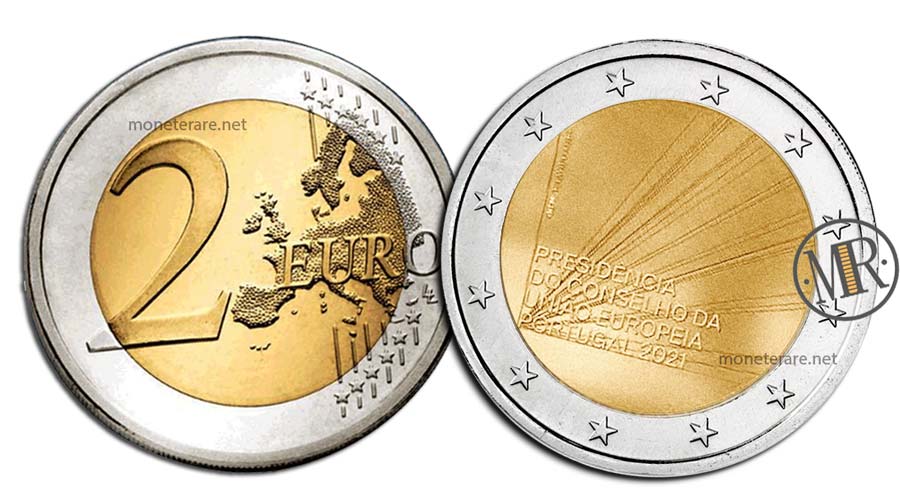 2 Euro Commemorative Portugal 2021 - Presidency of the Council