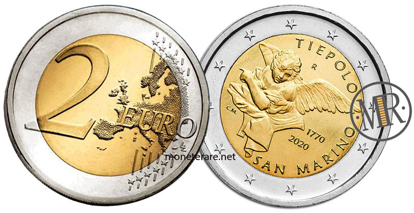 2 Euro San Marino 2020 Coin- Tiepolo