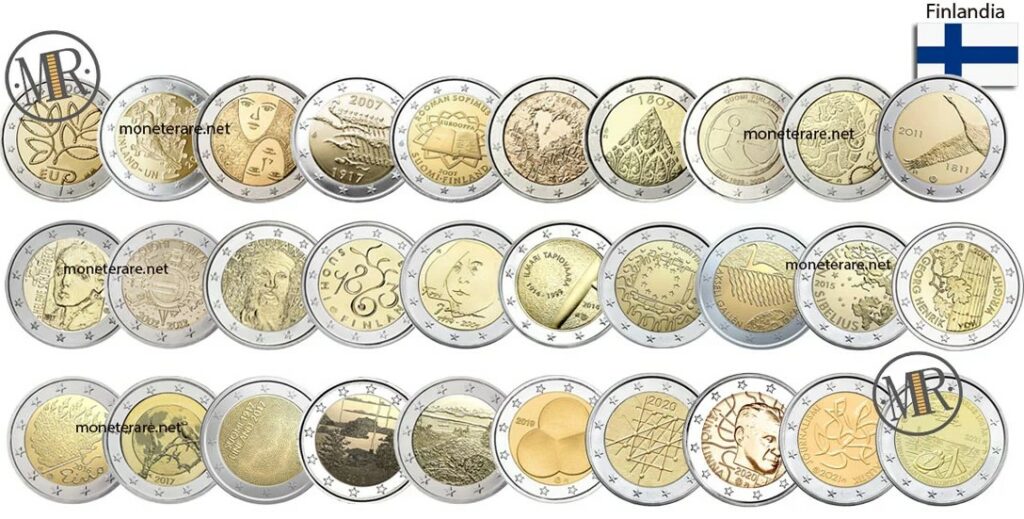 2 Euro Commemorative Coins Finland