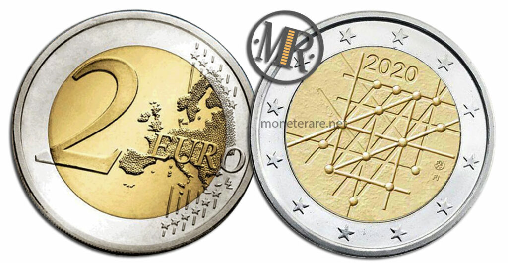 2 Euro Finland 2020 Coin - University of Turku