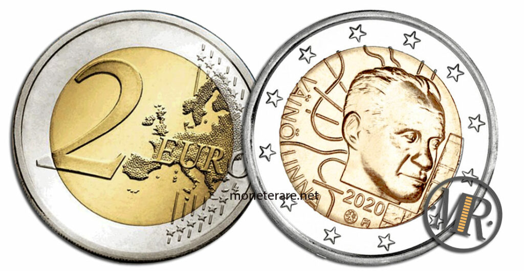 2 Euro Finland 2020 Coin - Väinö Linna