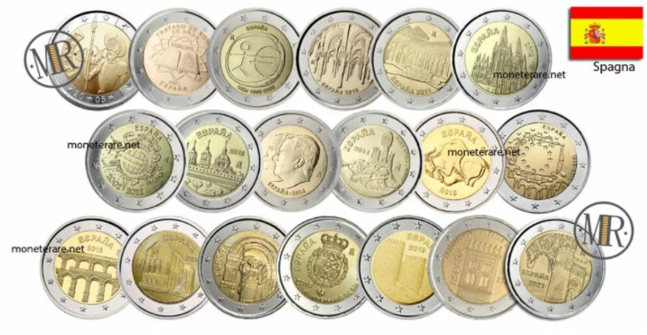 € 2 French commemorative coins: rarity and value 