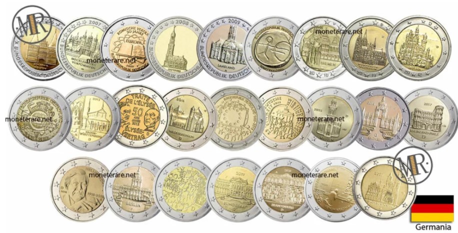 German Commemorative 2 Euro Coins