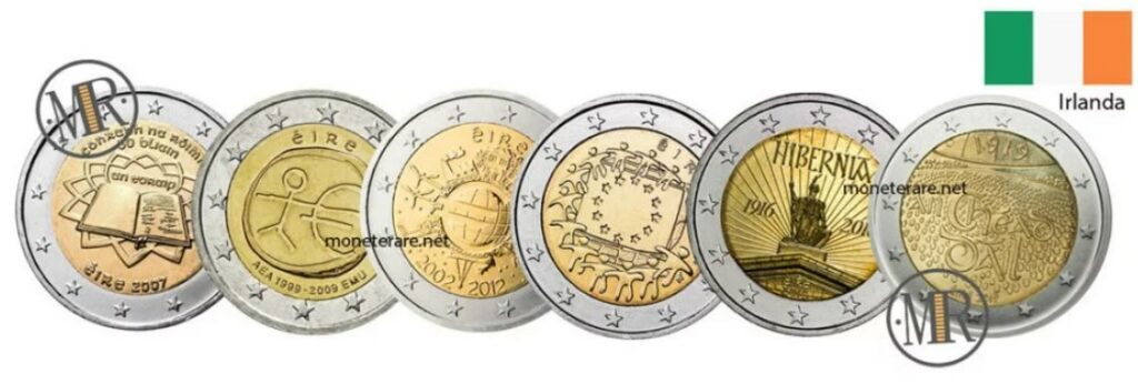 Ireland 2 Euro Coins