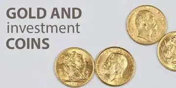 gold coins and investment coins