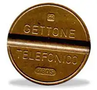 italian phone tokens coins