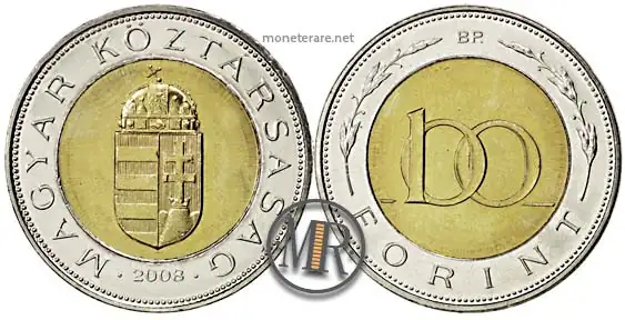 100 Forint Hungarian Coins