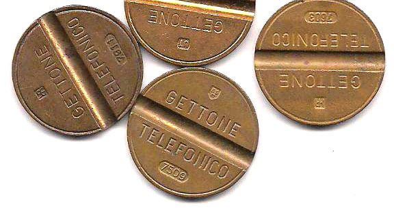 italian telephone token - gettone telefonico